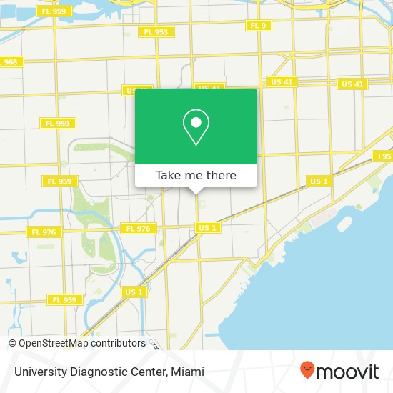 Mapa de University Diagnostic Center