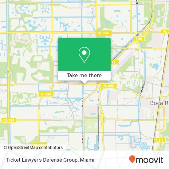 Mapa de Ticket Lawyer's Defense Group
