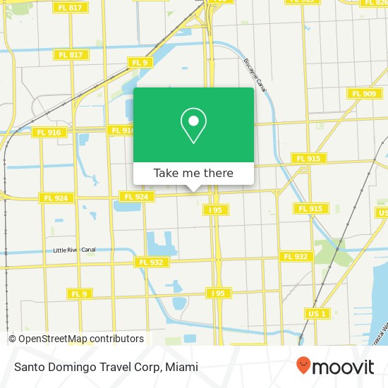 Santo Domingo Travel Corp map