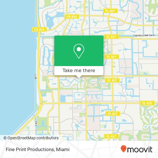 Fine Print Productions map