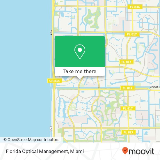 Florida Optical Management map