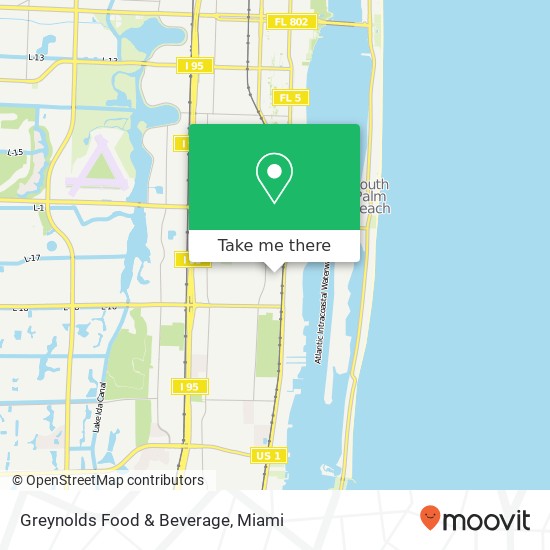 Greynolds Food & Beverage map