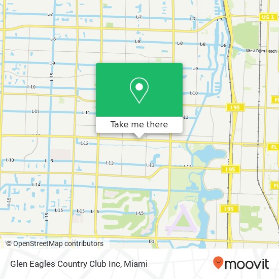 Glen Eagles Country Club Inc map