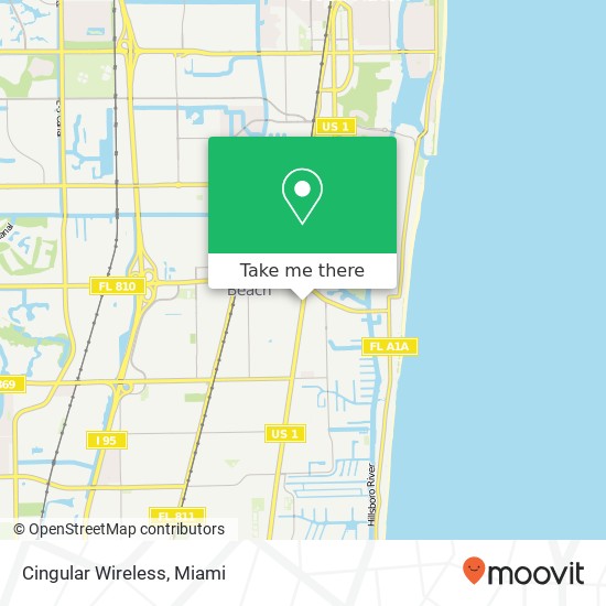 Cingular Wireless map