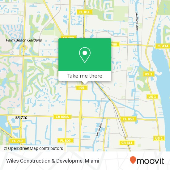 Wiles Construction & Developme map