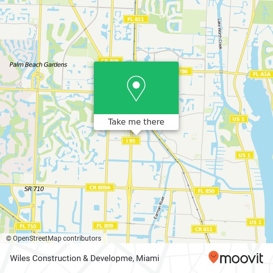 Mapa de Wiles Construction & Developme