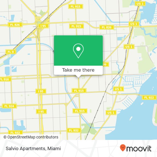 Salvio Apartments map