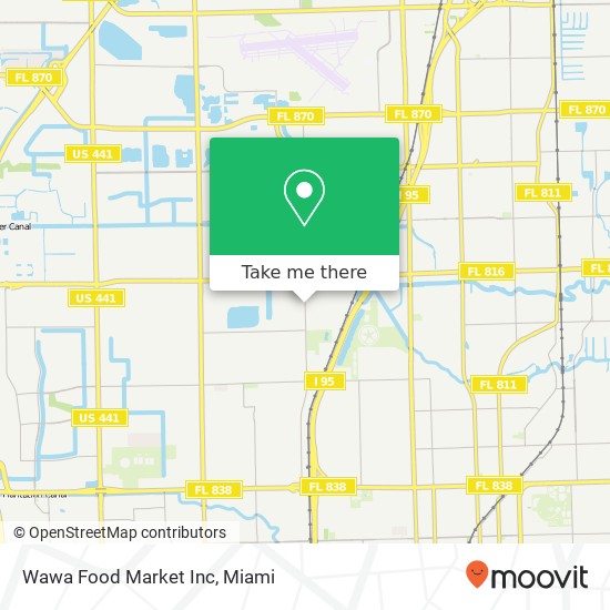 Wawa Food Market Inc map