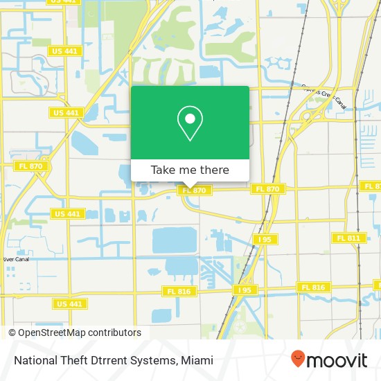 National Theft Dtrrent Systems map