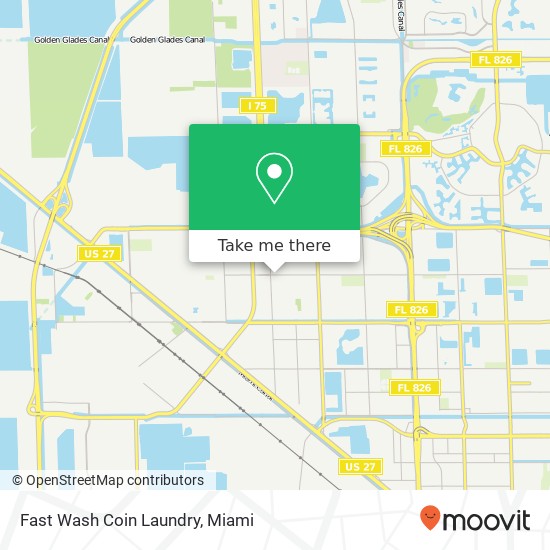 Fast Wash Coin Laundry map