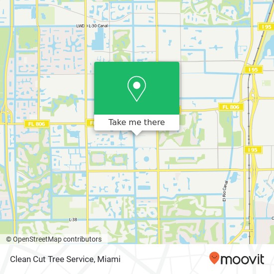 Clean Cut Tree Service map