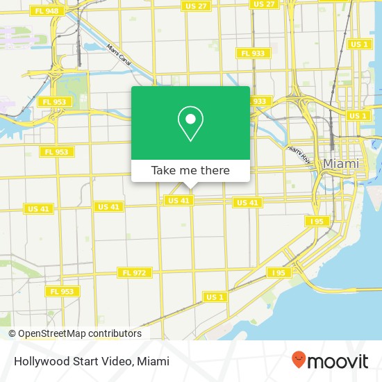 Hollywood Start Video map