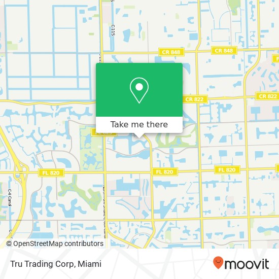 Tru Trading Corp map