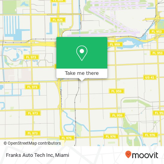 Franks Auto Tech Inc map