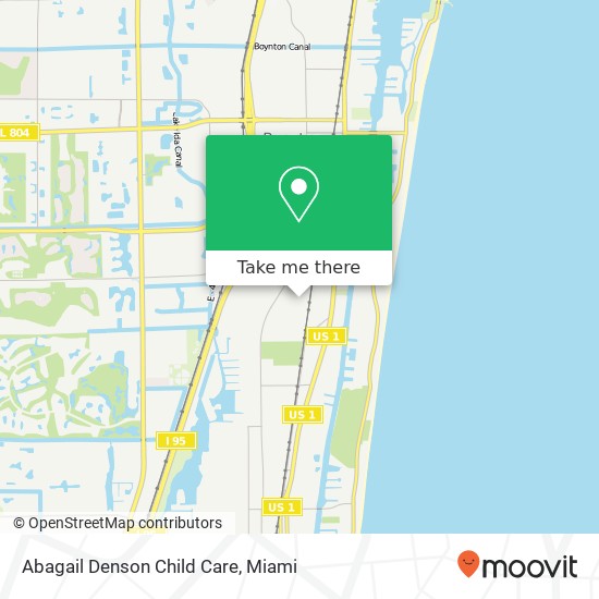 Abagail Denson Child Care map
