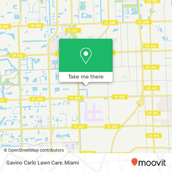 Gavino Carlo Lawn Care map