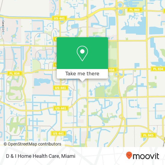 Mapa de D & I Home Health Care