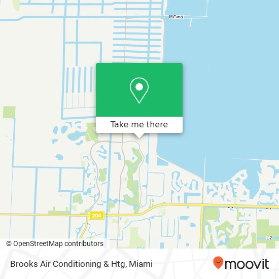 Mapa de Brooks Air Conditioning & Htg