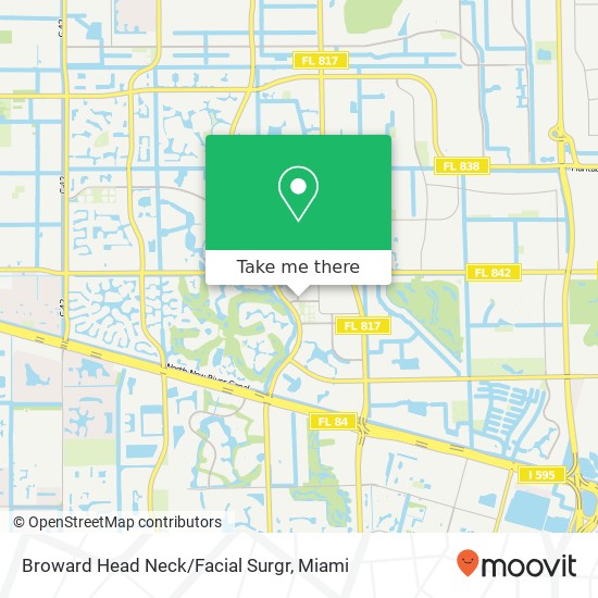 Broward Head Neck/Facial Surgr map