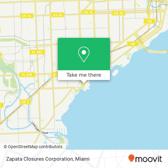 Mapa de Zapata Closures Corporation