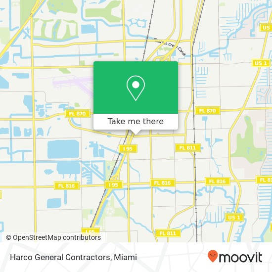 Harco General Contractors map