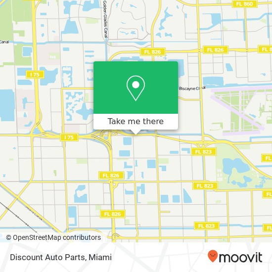 Discount Auto Parts map