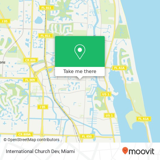 International Church Dev map
