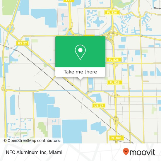 Mapa de NFC Aluminum Inc