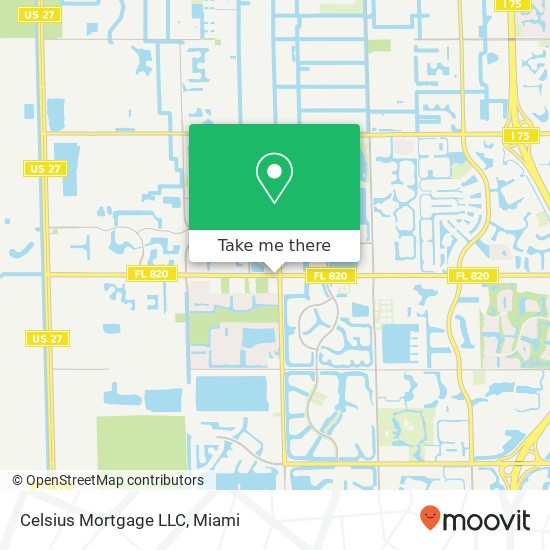 Mapa de Celsius Mortgage LLC