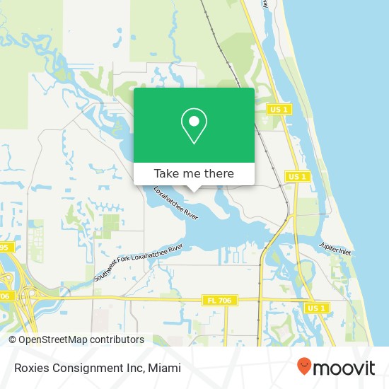 Roxies Consignment Inc map