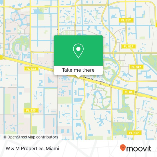 W & M Properties map