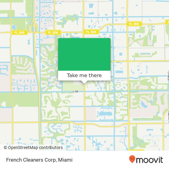 French Cleaners Corp map