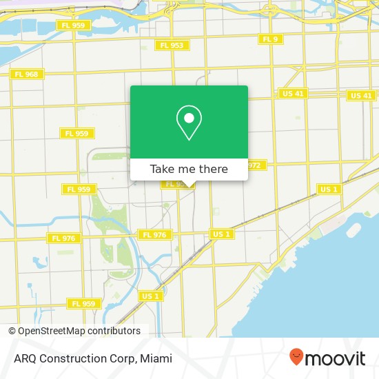 ARQ Construction Corp map
