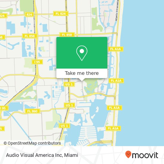 Audio Visual America Inc map