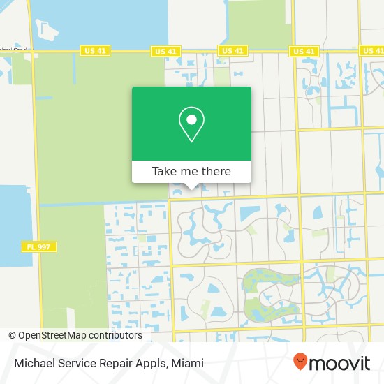 Mapa de Michael Service Repair Appls