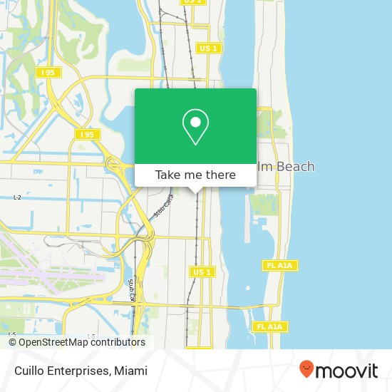 Cuillo Enterprises map