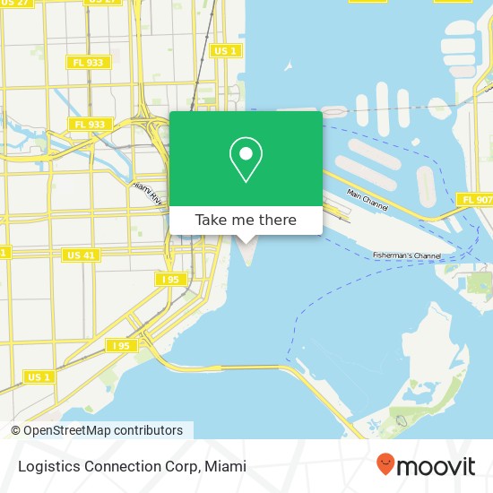 Logistics Connection Corp map