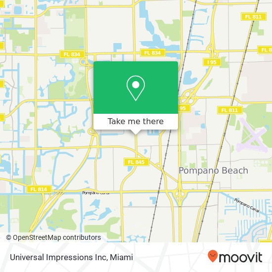 Universal Impressions Inc map