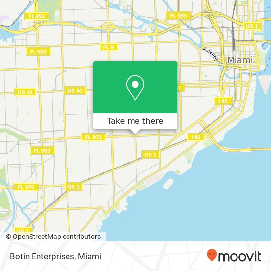 Mapa de Botin Enterprises