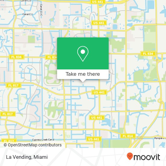 La Vending map