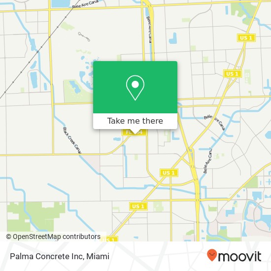 Mapa de Palma Concrete Inc