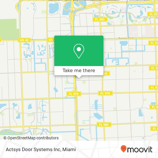 Actsys Door Systems Inc map