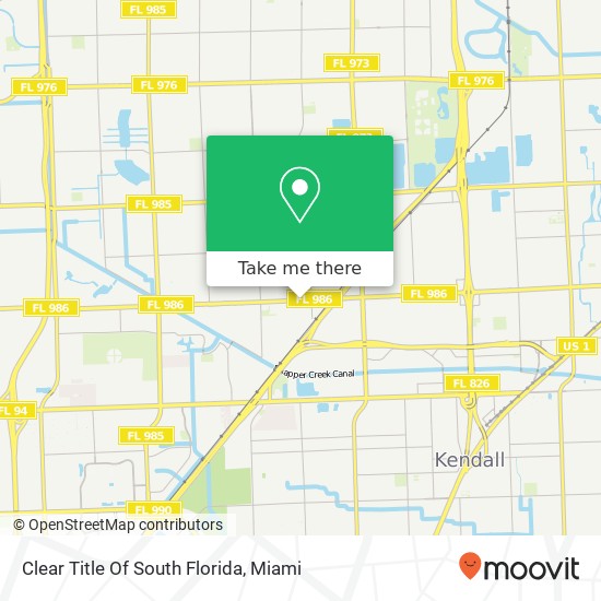 Clear Title Of South Florida map
