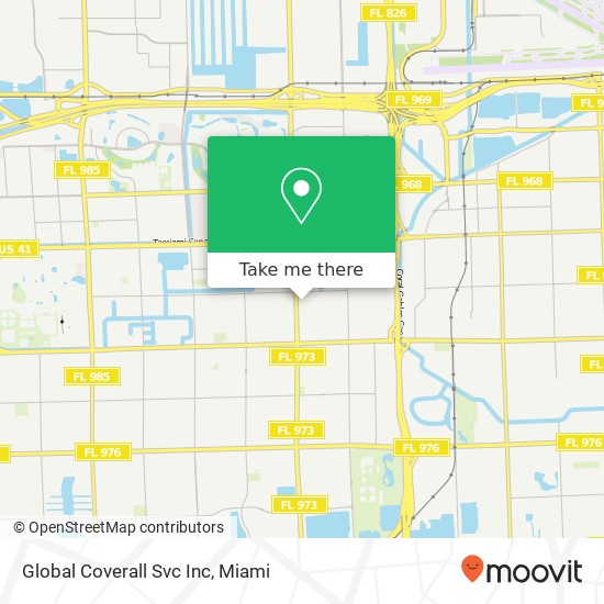 Global Coverall Svc Inc map