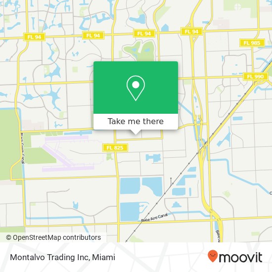 Montalvo Trading Inc map