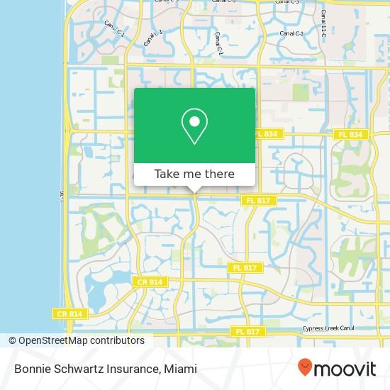 Mapa de Bonnie Schwartz Insurance