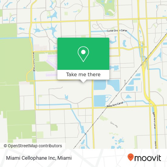 Mapa de Miami Cellophane Inc