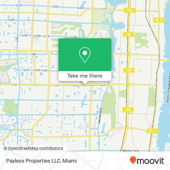 Payless Properties LLC map