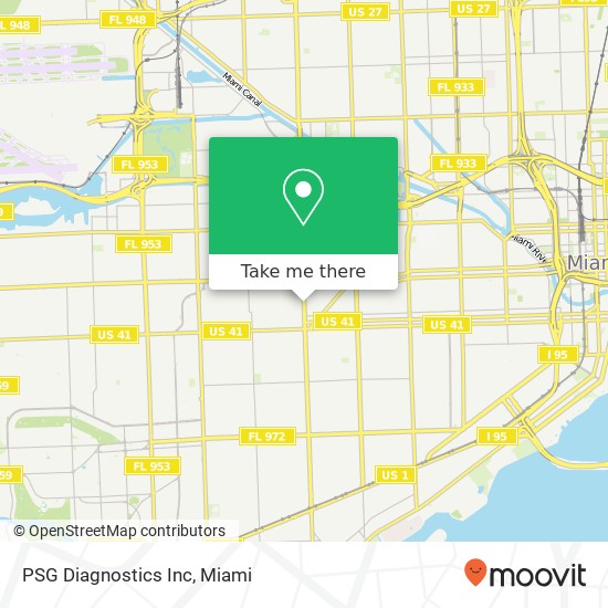 Mapa de PSG Diagnostics Inc