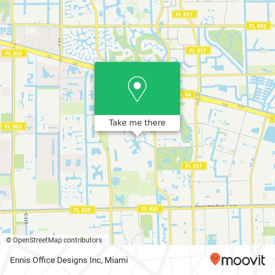 Mapa de Ennis Office Designs Inc